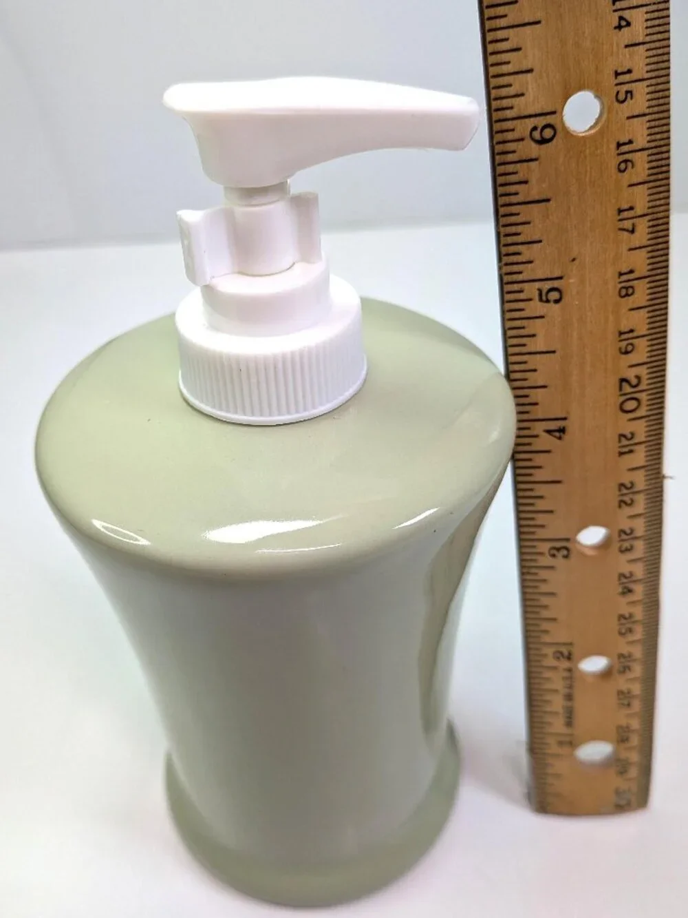 Sage Green Ceramic Bathroom Accessory Set - 3 Piece (Target 2008)